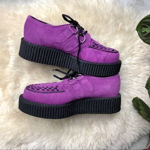 TUK purple platform creepers